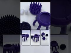 Custom Silicone Head Massager Shampoo Scalp Massager Brush Shampoo Brush Shower Cleanser